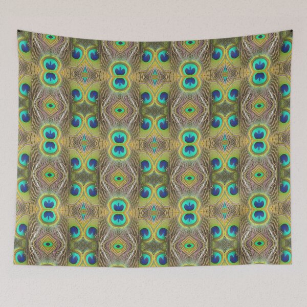 Item preview, African Exotic Peacock Feather Pattern designed and sold by Butterflylife.