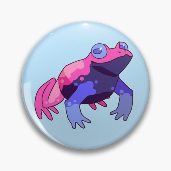 Item preview, Omnisexual Pridefrog designed and sold by amphibian-a-day.