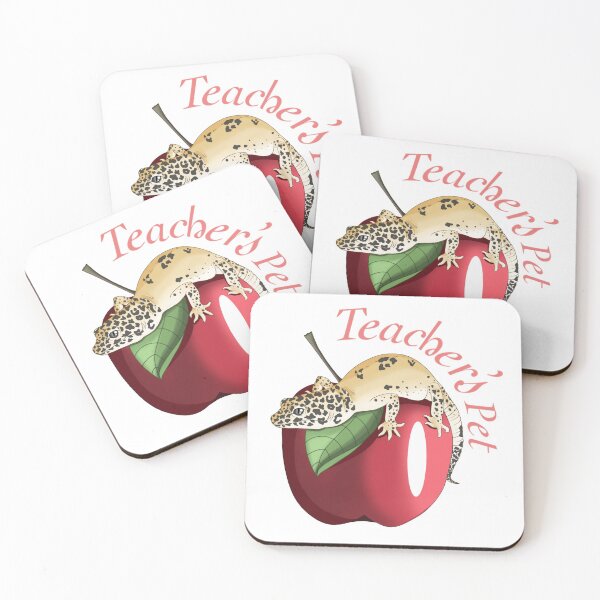 Item preview, Teacher's pet leopard gecko design designed and sold by AMackInCheese.