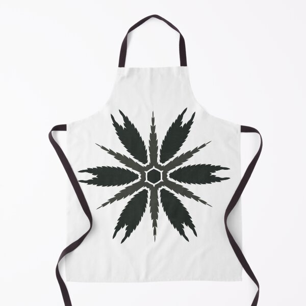 Item preview, Cannabis Leaf Starflower (Black) designed and sold by John Uttley.