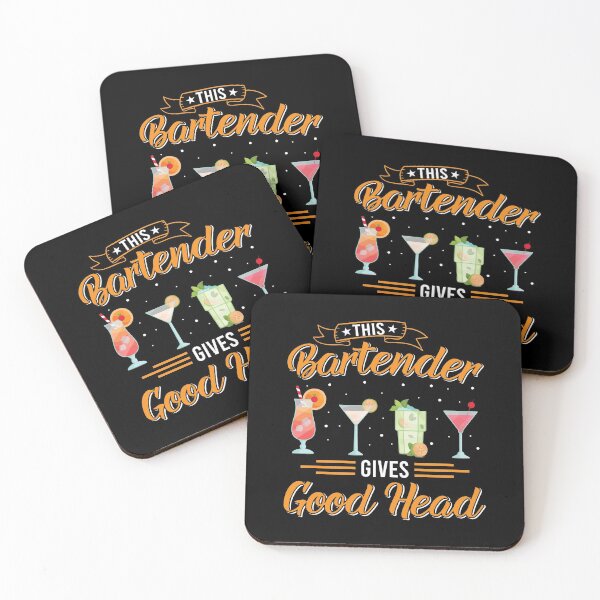 Item preview, This Bartender Gives Good Head Funny Bartending Cocktail designed and sold by tomtomd.