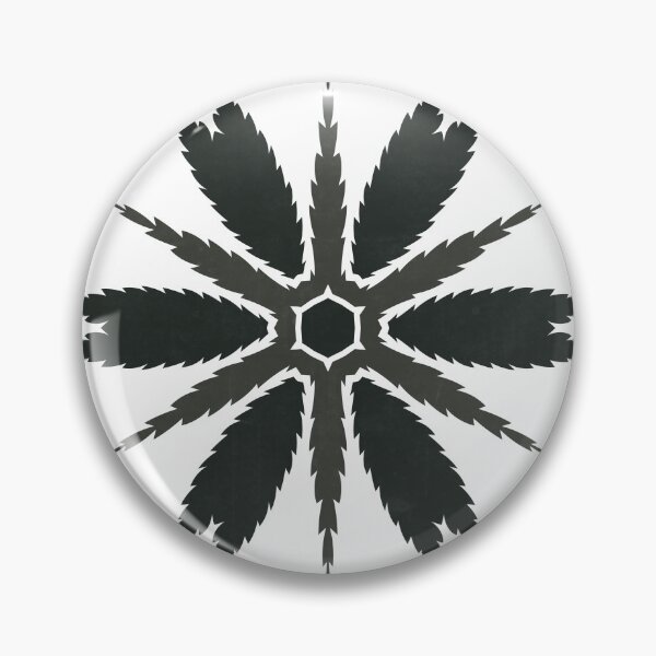 Item preview, Cannabis Leaf Starflower (Black) designed and sold by John Uttley.