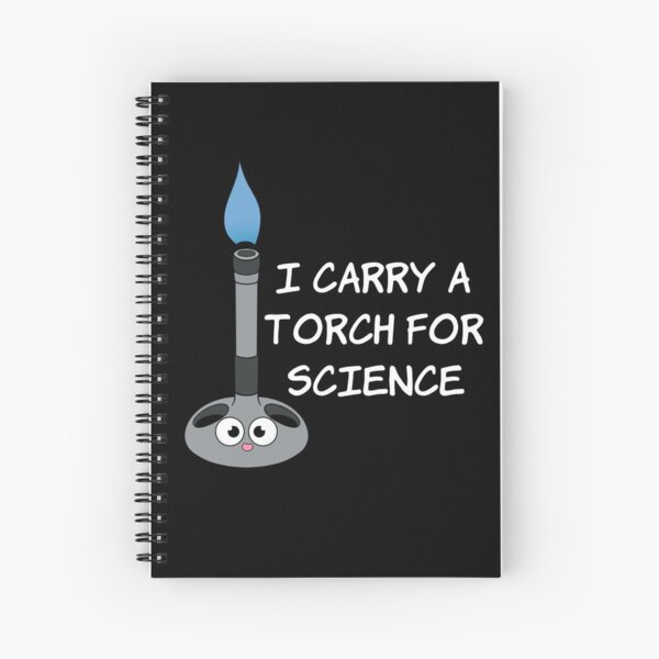 Carry a Torch for Science Spiral Notebook