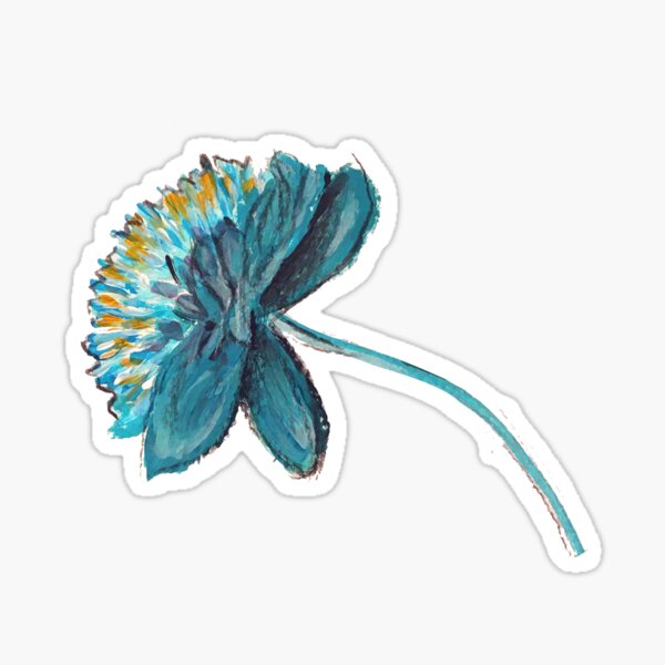 BLUE FLOWER Sticker