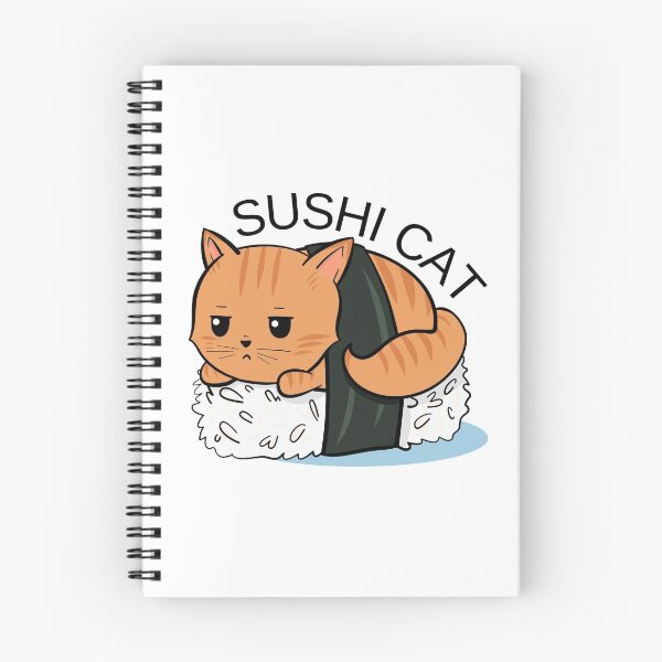 Item preview, Sushi Cat Roll designed and sold by KarolinaPaz.