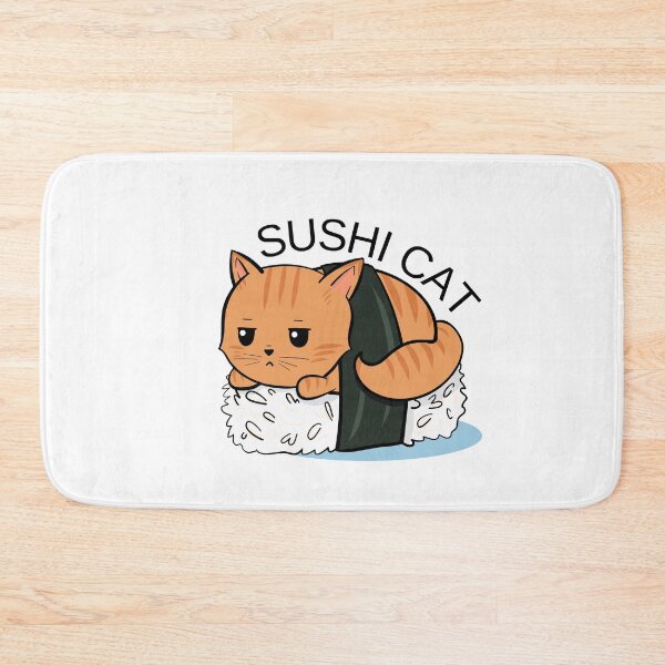 Item preview, Sushi Cat Roll designed and sold by KarolinaPaz.