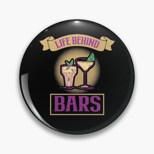 Item preview, Bartender Life Behind Bars Funny Bartending Cocktail designed and sold by tomtomd.