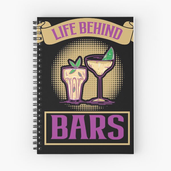 Item preview, Bartender Life Behind Bars Funny Bartending Cocktail designed and sold by tomtomd.