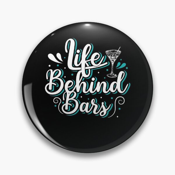 Item preview, Bartender Life Behind Bars Funny Bartending Cocktail designed and sold by tomtomd.