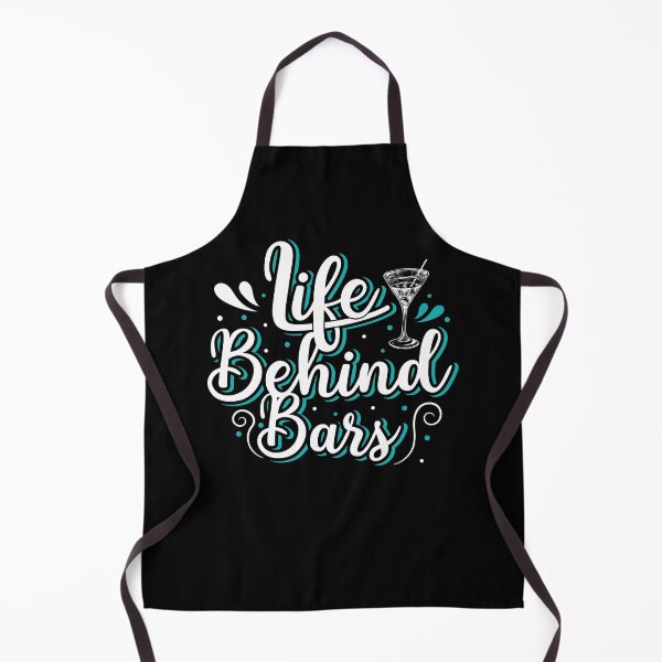 Item preview, Bartender Life Behind Bars Funny Bartending Cocktail designed and sold by tomtomd.