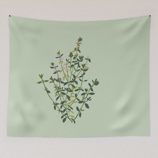 Item preview, Blooming thyme designed and sold by Luaillustration.