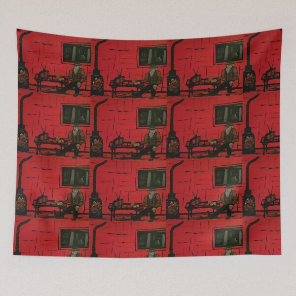 Item preview,  Old storyteller in a red room designed and sold by Travis  Olson.