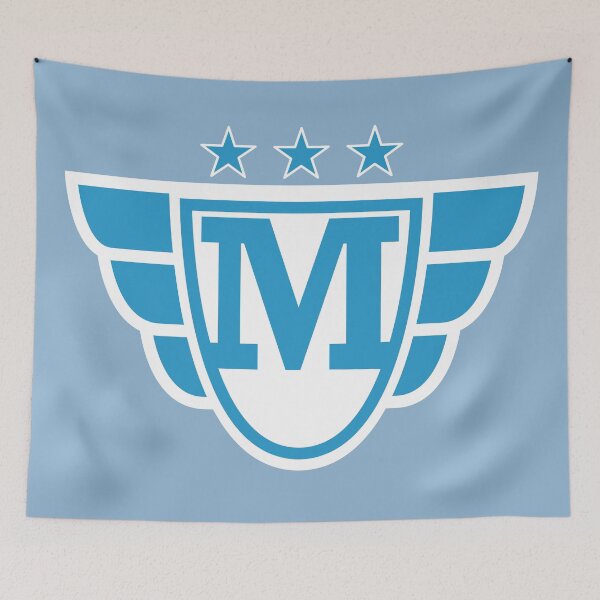 Item preview, Superhero Letter M. Stars and Wings designed and sold by mgulin.