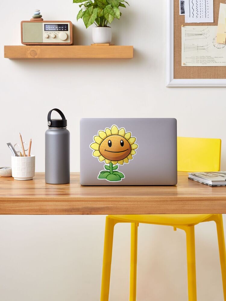 Plants Versus Zombies 2 Sunflower Sticker for Sale by Xavier Vandenberg in  2023