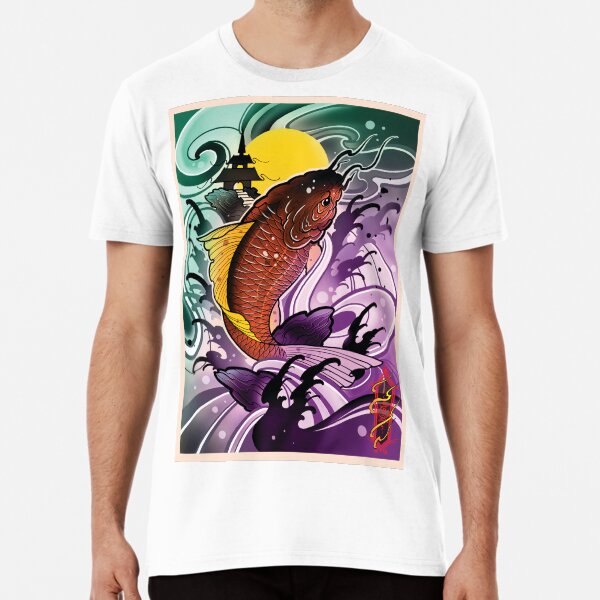 koi fish by Luke Red Premium T-Shirt