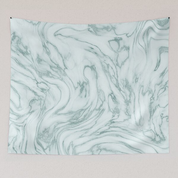 Item preview, Light teal turquoise shiny agate liquid marble texture designed and sold by CynthiaGraphics.