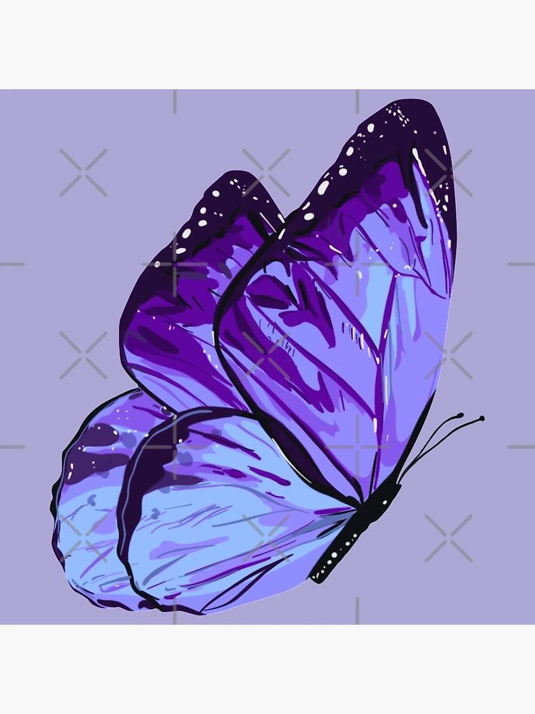 Butterflies, Butterfly Art, Purple Paintings - 