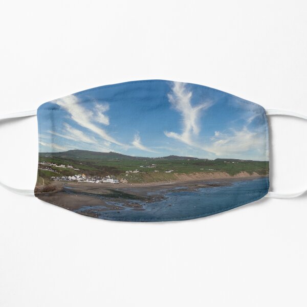 Aberdaron in the late Summer Sun Flat Mask