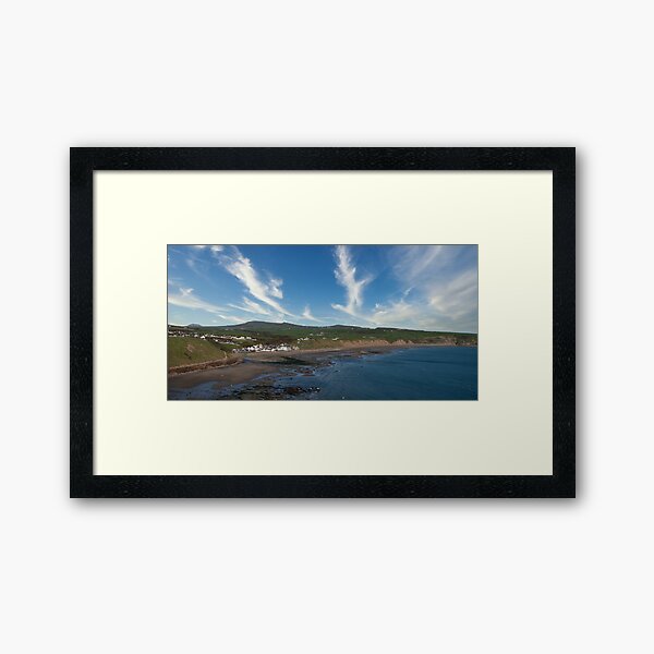Aberdaron in the late Summer Sun Framed Art Print