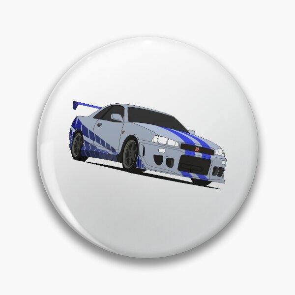 Item preview, nissan skyline gtr r34 fast and furious sticker designed and sold by d0ct0rsnuggles7.
