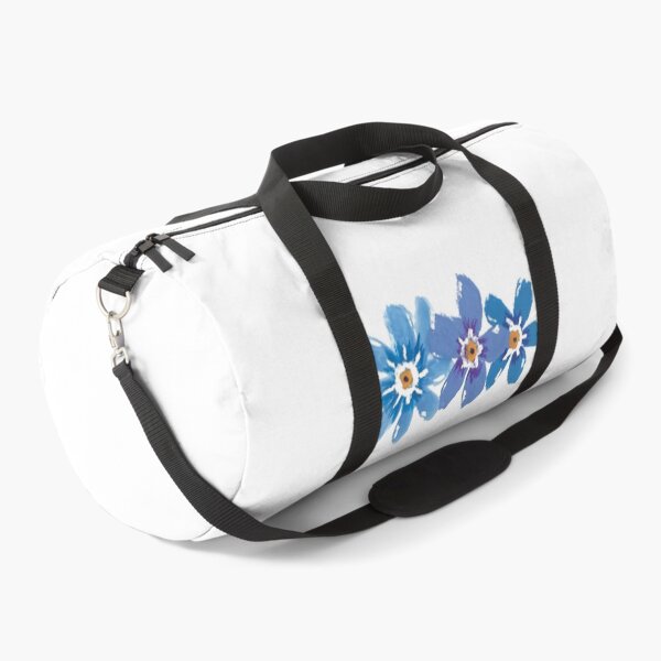Gouache Flowers Duffle Bag