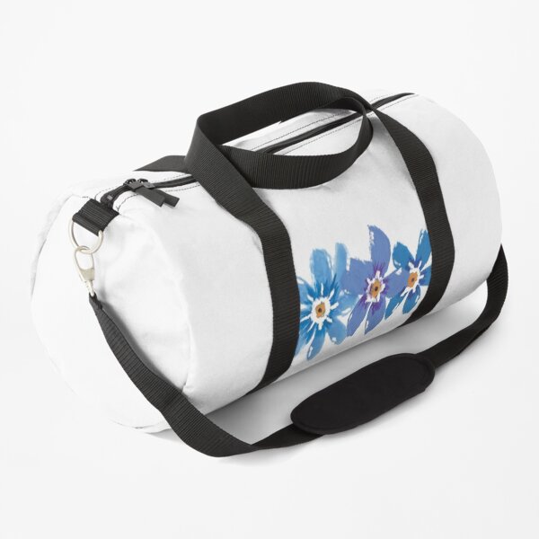 Gouache Flowers Duffle Bag