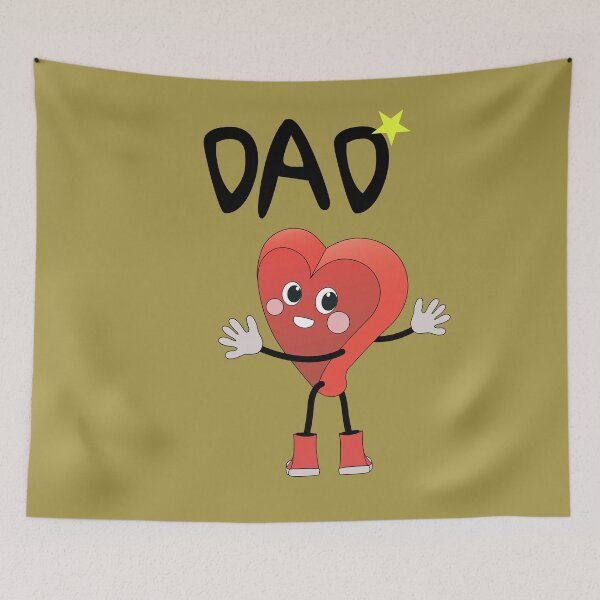 Item preview, Father's Day Love Heart for Dad designed and sold by OUR-SHOP1.