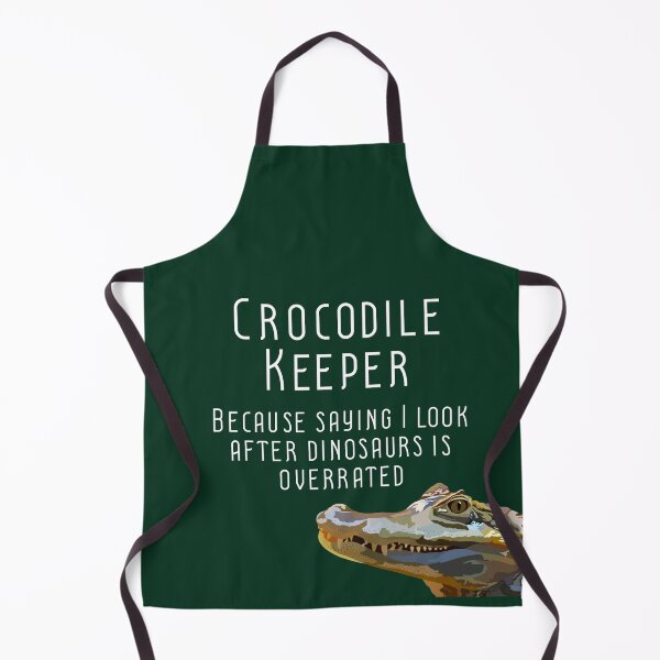Item preview, C is for Crocodile Keeper,Crocodile Keeper Design – Dedicated Reptile Care and Wildlife Keeper Artwork designed and sold by PrettylittlepastelUk.