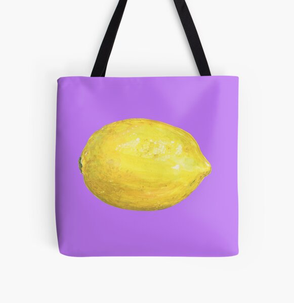 Lemon All Over Print Tote Bag