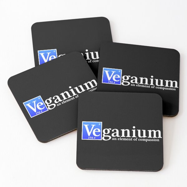 Item preview, Veganium an element of compassion - dark BG designed and sold by reIntegration.