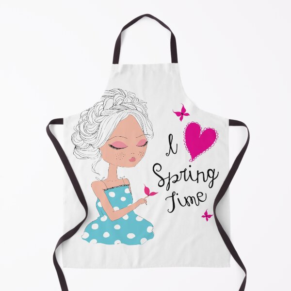 Item preview, Girls Love Spring Time Cute Girls Carton With Butterfly Design designed and sold by topdesignarts.