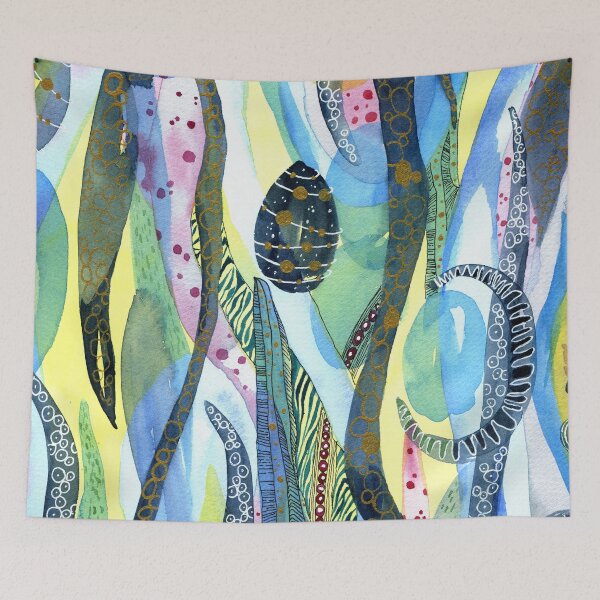 Item preview, Abstract Underwater Eggs designed and sold by Sonoran Glimmer.