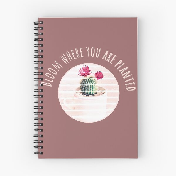 Item preview, Bloom where you are planted cacus nature designed and sold by myseptember18th.