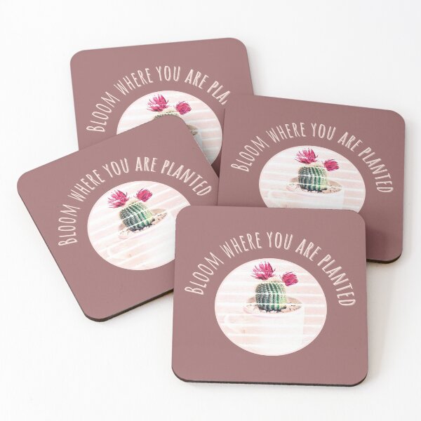 Item preview, Bloom where you are planted cacus nature designed and sold by myseptember18th.
