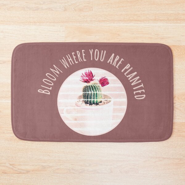 Item preview, Bloom where you are planted cacus nature designed and sold by myseptember18th.