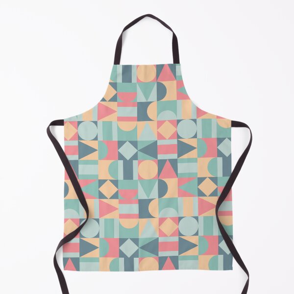 Item preview, Abstract Geometric Composition Pastels Checkered designed and sold by Printables Passions.