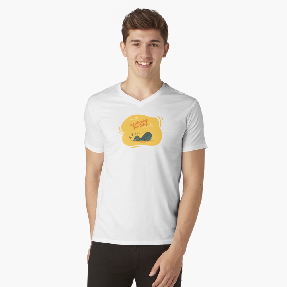 Aperçu de l'œuvre T-shirt col V créée et vendue par igatzler.