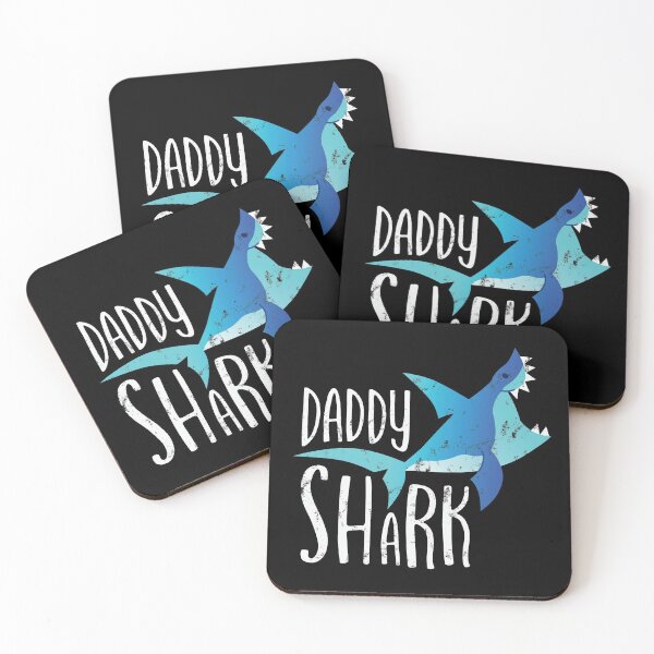 Item preview, Grunge Daddy Shark, Funny Dad Gift designed and sold by FuntasticDez.