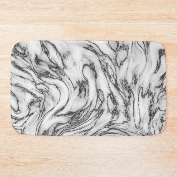Item preview, Silver black and white shiny agate liquid marble texture designed and sold by CynthiaGraphics.