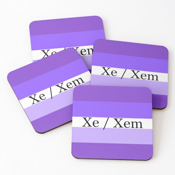 Item preview, Xe / Xem Pronoun Flag designed and sold by buckwin.