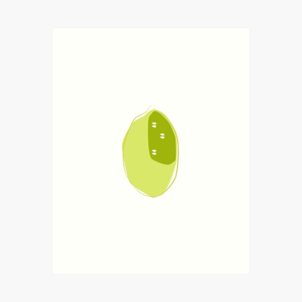 Item preview, Abstract lime print designed and sold by MariaGins.