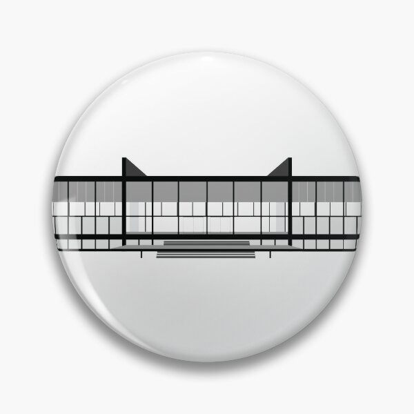 Item preview, Crown Hall by Mies Van der Rohe - Minimalist Illustration designed and sold by Camilex.