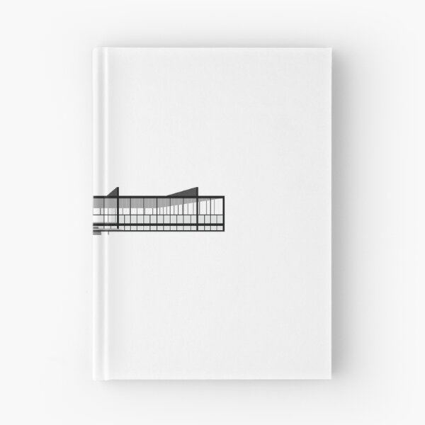 Item preview, Crown Hall by Mies Van der Rohe - Minimalist Illustration designed and sold by Camilex.