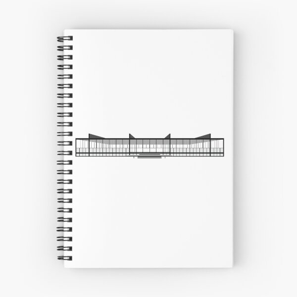 Item preview, Crown Hall by Mies Van der Rohe - Minimalist Illustration designed and sold by Camilex.