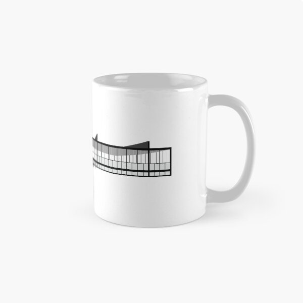 Item preview, Crown Hall by Mies Van der Rohe - Minimalist Illustration designed and sold by Camilex.