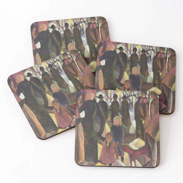 Item preview, Farewell, August Macke designed and sold by LazyHatter.