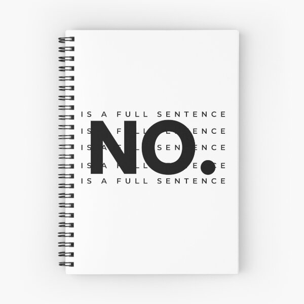 Item preview, No Is A Full Sentence designed and sold by CeciLop.