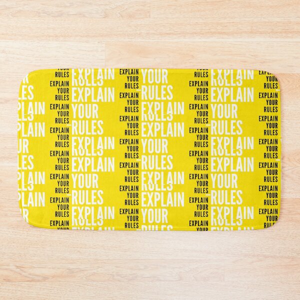 Item preview, Explain your rules (yellow) designed and sold by unclejab.