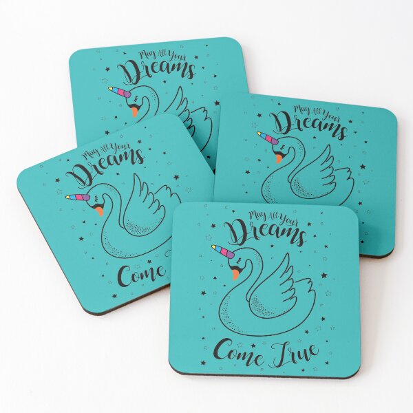 Item preview, May All Your Dreams Come True With Unicorn Swan or Goose Lover Gifts designed and sold by topdesignarts.