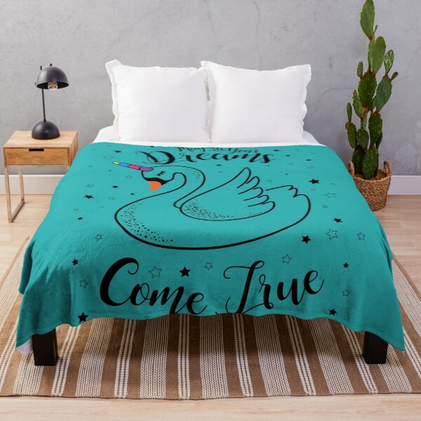 Item preview, May All Your Dreams Come True With Unicorn Swan or Goose Lover Gifts designed and sold by topdesignarts.